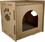 Cattitude Natural Instincts Scratch Hideaway-cat-The Pet Centre