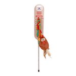 Cattitude Whisker Workout Tim Turkey Tease Wand-cat-The Pet Centre