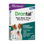 Drontal Dog Tasty Bone Allwormer 10kg 2's-dog-The Pet Centre