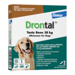 Drontal Dog Tasty Bone Allwormer 35kg 2's-flea-|-worm-The Pet Centre