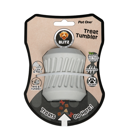Blitz Rubber Treat Tumbler Grey M