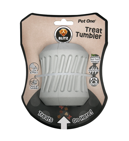 Blitz Rubber Treat Tumbler Grey L