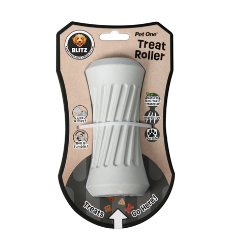 Blitz Rubber Treat Roller Grey M