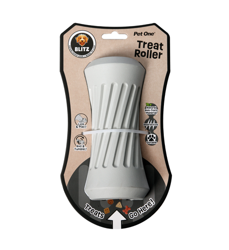 Blitz Rubber Treat Roller Grey L