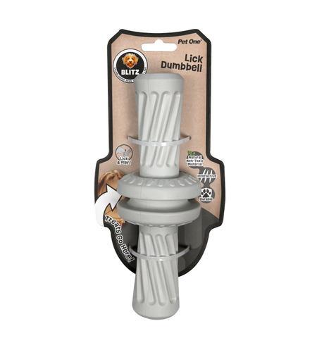 Blitz Rubber Lick Dumbbell Grey L