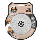 Blitz Rubber Treat Disk Grey-dog-The Pet Centre