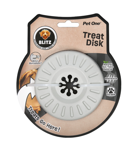 Blitz Rubber Treat Disk Grey