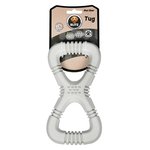Blitz Rubber Tug Grey M-dog-The Pet Centre