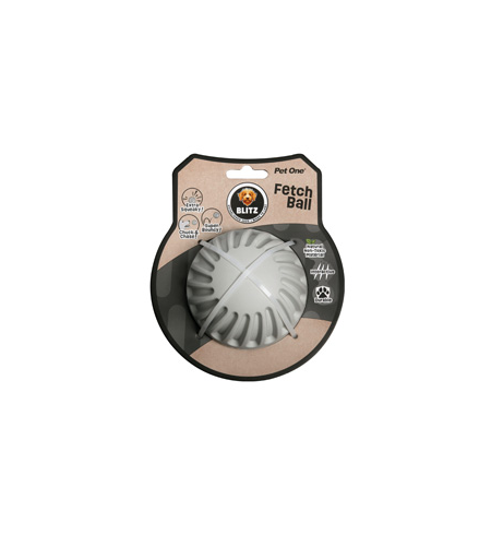 Blitz Rubber Fetch Ball Grey L