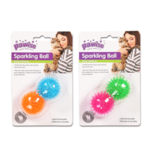 Pawise Cat Toy Sparkling Ball 4.5cm 2pk-toys-The Pet Centre