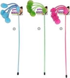 Pawise Cat Wand with Pom Poms-cat-The Pet Centre