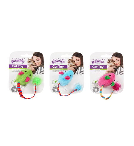 Pawise Cat Toy Plush Mouse