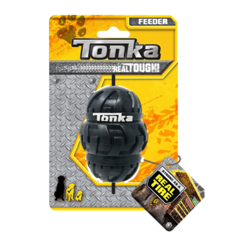 Tonka Tri Stack Tread Feeder Black 8.9cm