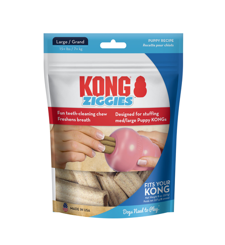 Kong Ziggies Enhanced Puppy Large 225g