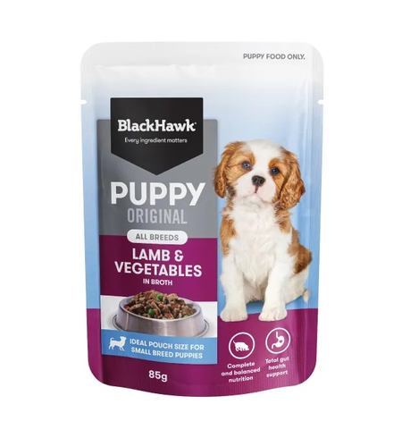 Black Hawk Puppy Pouch Lamb 85g
