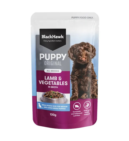 Black Hawk Puppy Pouch Lamb 130g