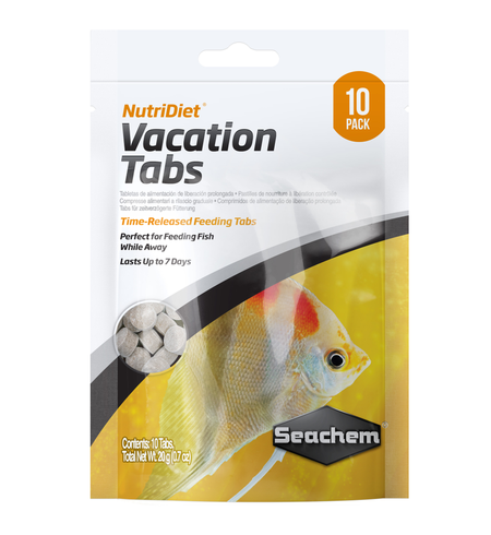 Seachem NutriDiet Vacation Tabs 10pk