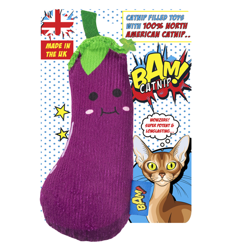 BAM Catnip Genie Aubergine