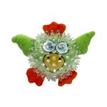 Ruff Play Spiky Squeaky Bird Green-dog-The Pet Centre