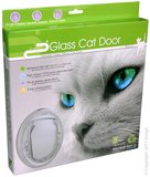 Pet-Corp Versatile Glass Fitting Clear Cat Door-cat-The Pet Centre