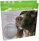 Pet-Corp Versatile Manual Glass Fitting Clear Dog Door-dog-The Pet Centre
