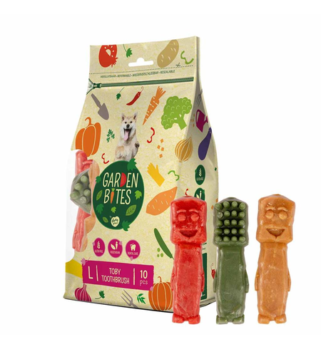 Garden Bites Toby Toothbrush Large 10pk