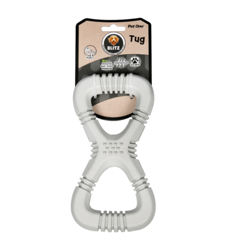 Blitz Braided Rugby Ball Grey L