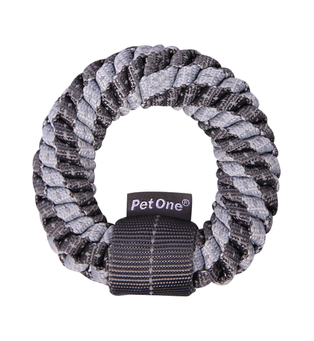 Blitz Braided Ring Grey S