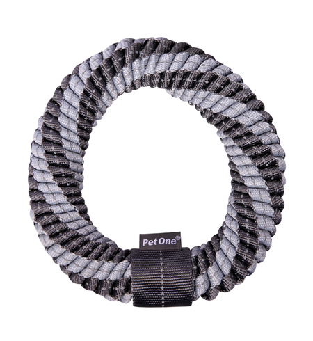 Blitz Braided Ring Grey M