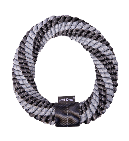 Blitz Braided Ring Grey L