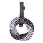 Blitz Braided Tug Ring W Strap Grey M-dog-The Pet Centre