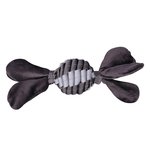 Blitz Braided Rugby Ball Grey M-dog-The Pet Centre