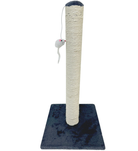 Pet One Cat Sisal Pole Dark Grey 29x29x60cm