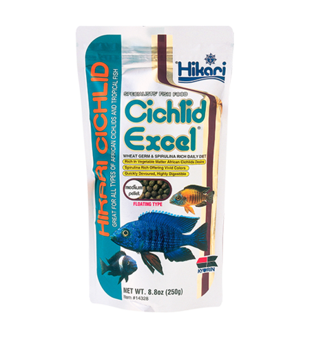 Hikari Cichlid Excel Medium Pellet Floating 250g