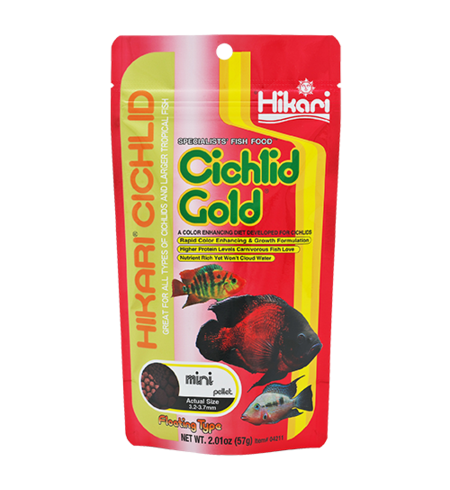 Hikari Cichlid Gold Mini Pellet Floating 57g