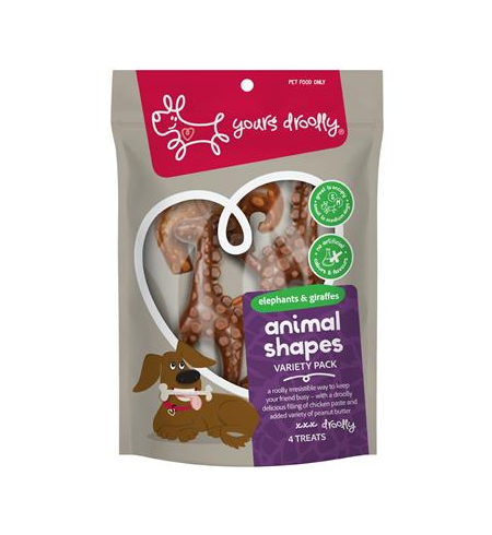 Yours Droolly Animals Variety with Chicken Paste 4pk