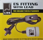 URS Lead with Switch & Cermaic Fitting-fish-The Pet Centre