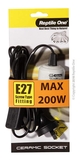 Reptile One Heat Lamp Socket Ceramic Suit Up To 200w E27 Screw-fish-The Pet Centre