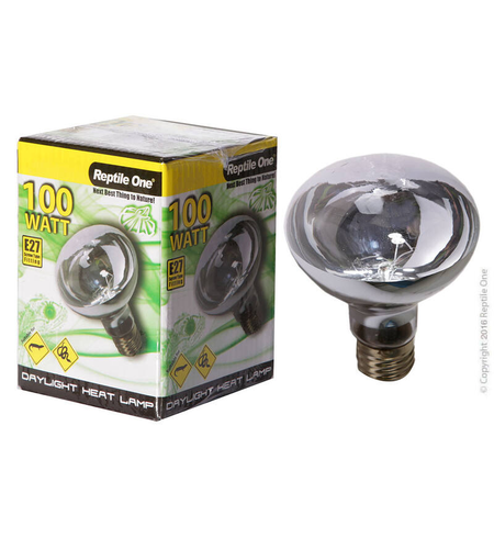 Reptile One Heat Lamp Day Light 100W E27 Screw Fitting