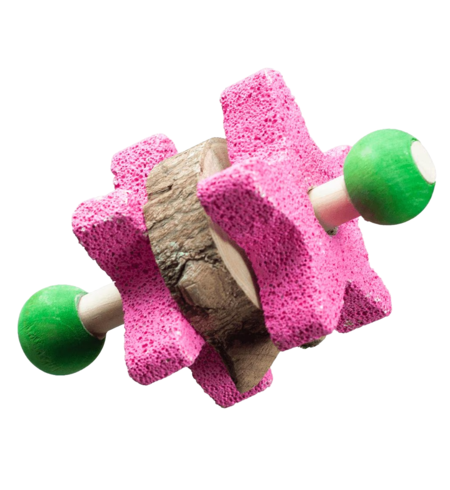 Star Pumice Dumbell Chew