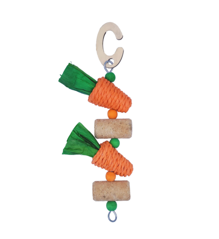 Carrot & Cork Jingle Toy