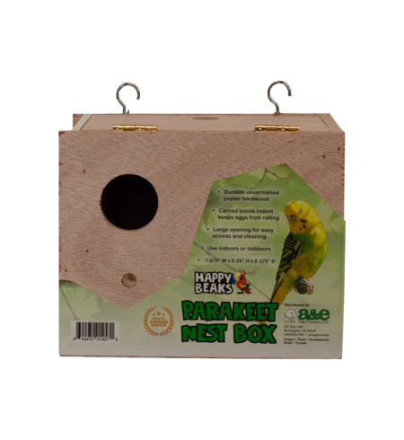 Parakeet Nest Box 20cm