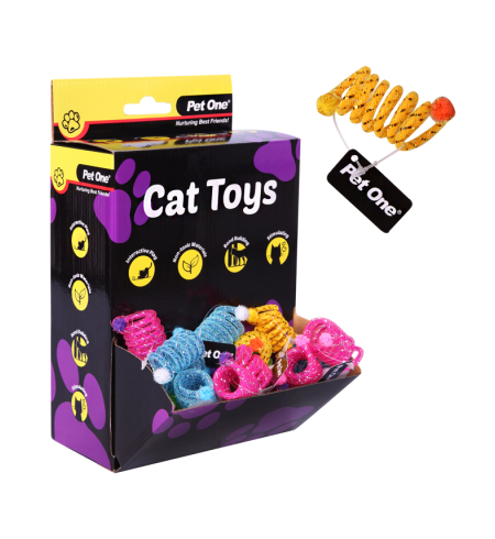 Pet One Cat Toy Spring 5cm 48 per box