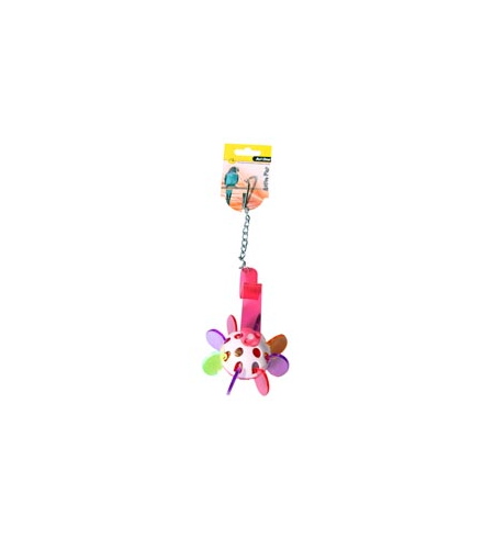 Avi One Bird Toy Acrylic Propeller w Bell 25cm