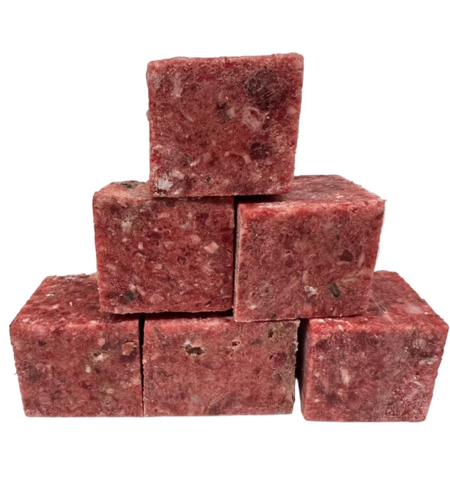 Alphapetz Chicken Heart & Salmon Mince 600g