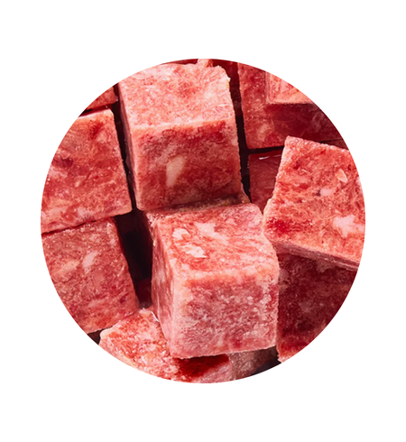 Alphapetz Chicken Heart & Salmon Mince 600g