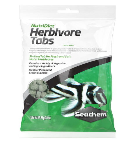 Seachem NutriDiet Herbivore Tabs 85g