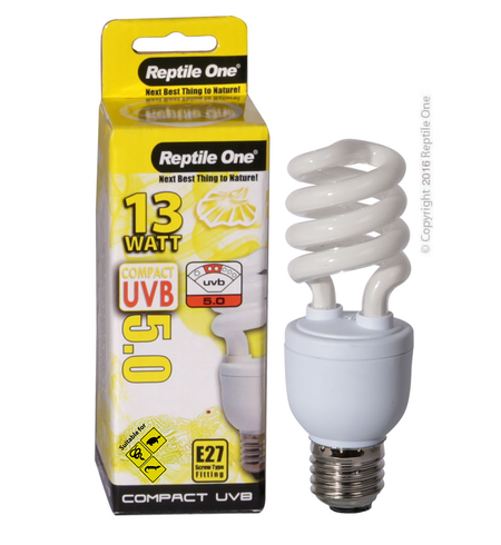 Reptile One Bulb Compact UVB 5.0 13W E27 Fitting