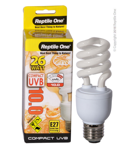 Reptile One Bulb Compact UVB 10.0 26W E27 Fitting