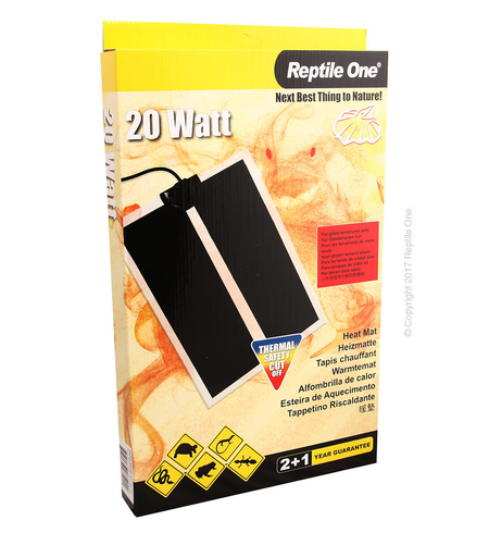 Reptile One Heat Mat 20W 42x28cm